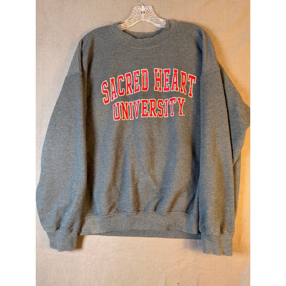 Sacred Heart University Women's Sweatshirt Gray Large Crewneck College Pullover